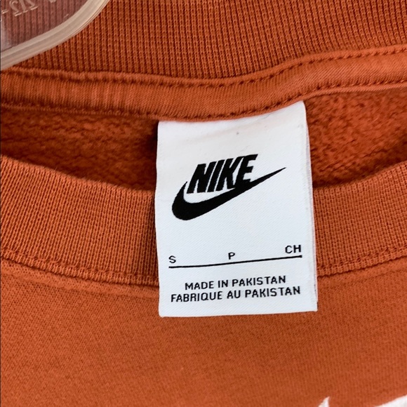 Nike Rust Orange Sweatshirt - Picture 4 of 4